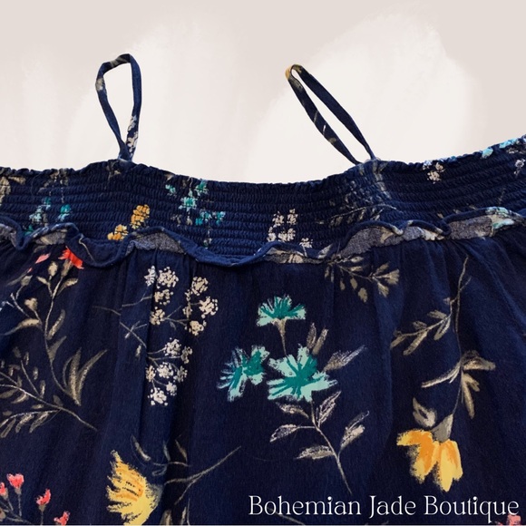 Sonoma Girls Off The Shoulder Floral Top - Picture 3 of 5